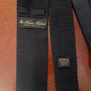 Classic Brooks Brother’s navy knit tie